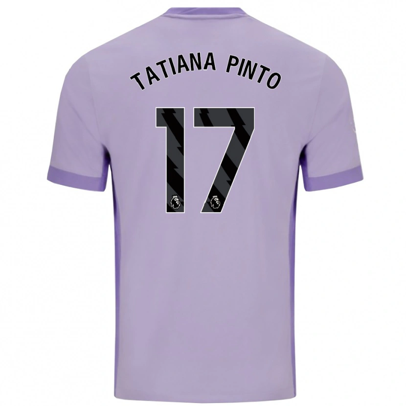 Danxen Homem Camisola Tatiana Vanessa Ferreira Pinto #17 Roxo Taro Branco Alternativa 2025/26 Camisa Brasil