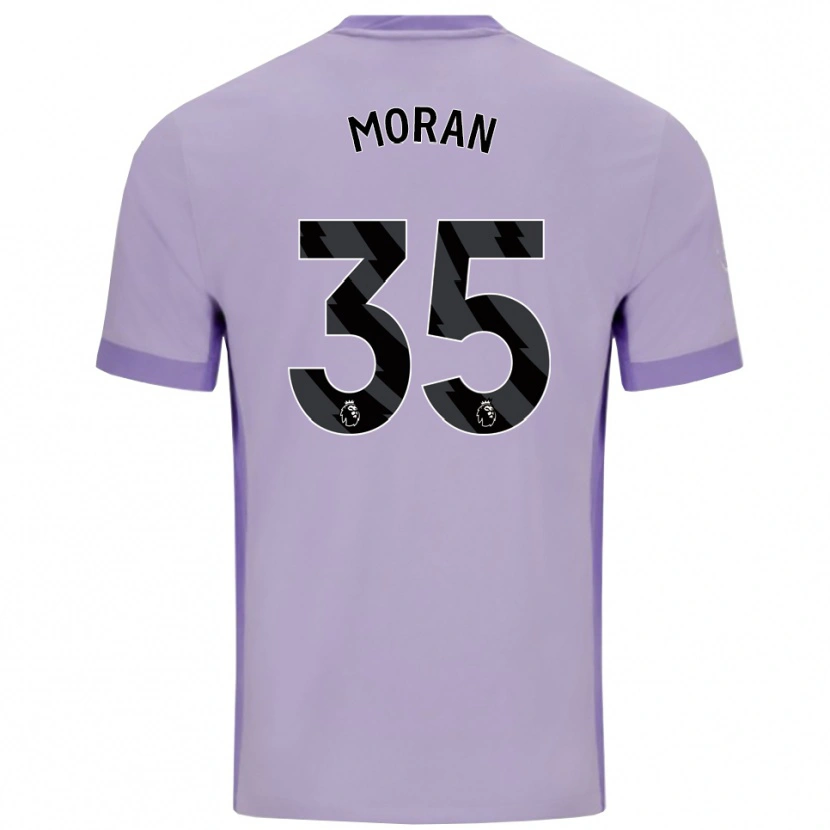 Danxen Homem Camisola Andrew Moran #35 Roxo Taro Branco Alternativa 2025/26 Camisa Brasil