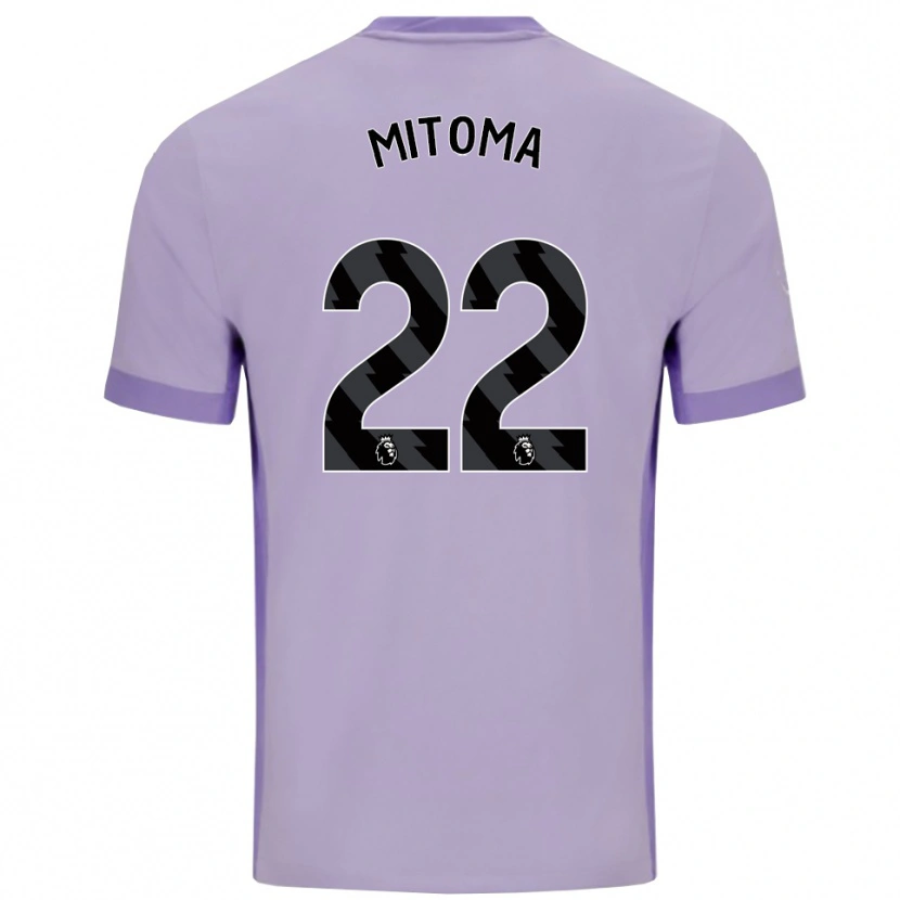 Danxen Homem Camisola Kaoru Mitoma #22 Roxo Taro Branco Alternativa 2025/26 Camisa Brasil