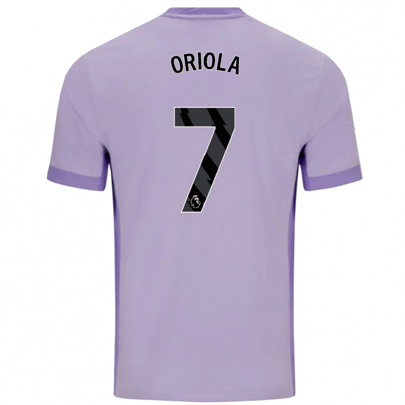Danxen Homem Camisola Nehemiah Oriola #7 Roxo Taro Branco Alternativa 2025/26 Camisa Brasil