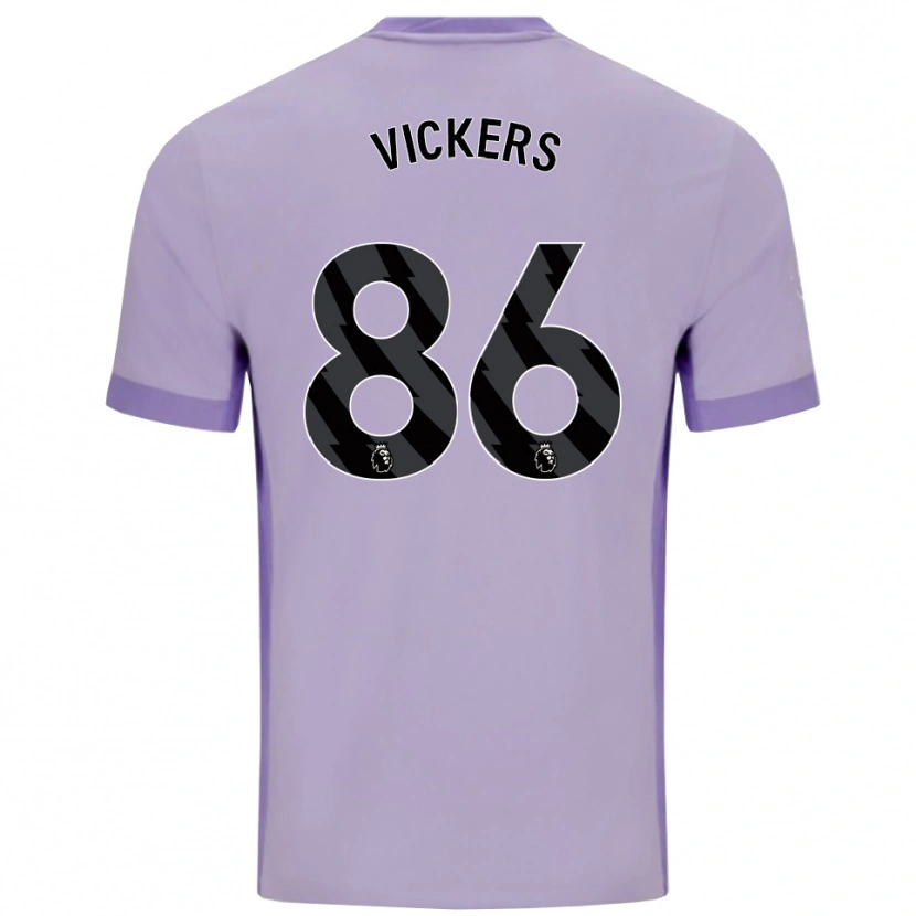 Danxen Homem Camisola Jacob Vickers #86 Roxo Taro Branco Alternativa 2025/26 Camisa Brasil
