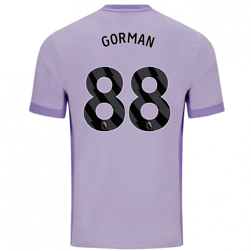 Danxen Homem Camisola Ronnie Gorman #88 Roxo Taro Branco Alternativa 2025/26 Camisa Brasil