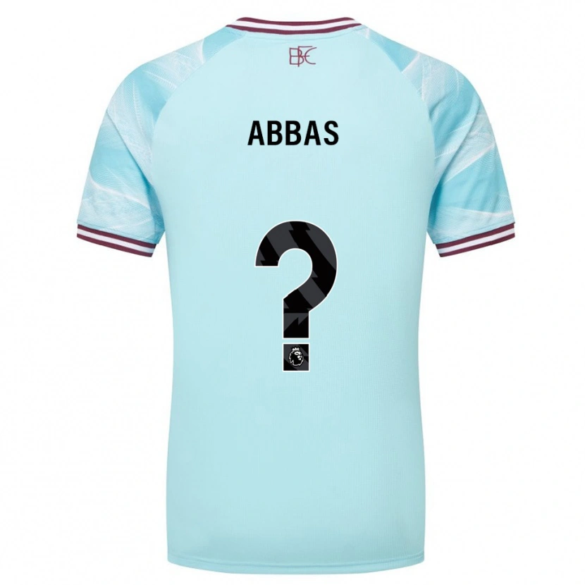 Danxen Homem Camisola Adam Abbas #0 Azul Celeste Borgonha Alternativa 2025/26 Camisa Brasil