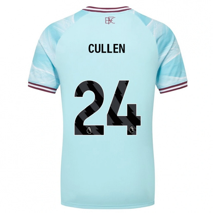 Danxen Homem Camisola Josh Cullen #24 Azul Celeste Borgonha Alternativa 2025/26 Camisa Brasil