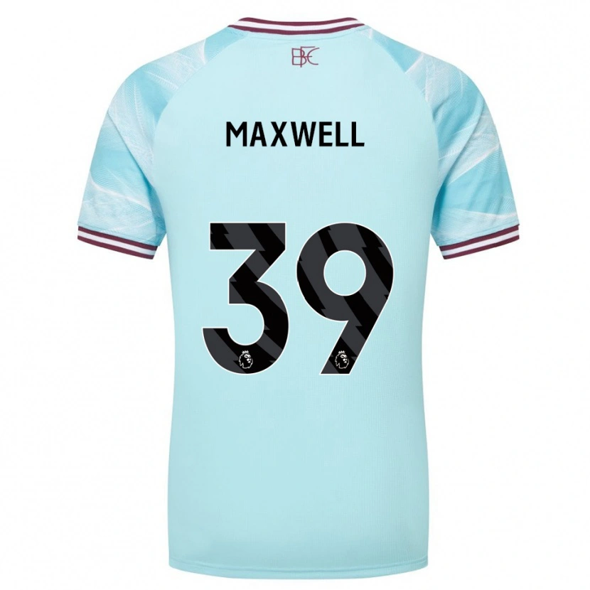 Danxen Homem Camisola Danielle Maxwell #39 Azul Celeste Borgonha Alternativa 2025/26 Camisa Brasil