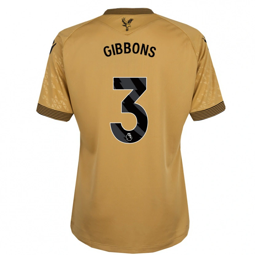 Danxen Homem Camisola Felicity Gibbons #3 Dourado Preto Alternativa 2025/26 Camisa Brasil