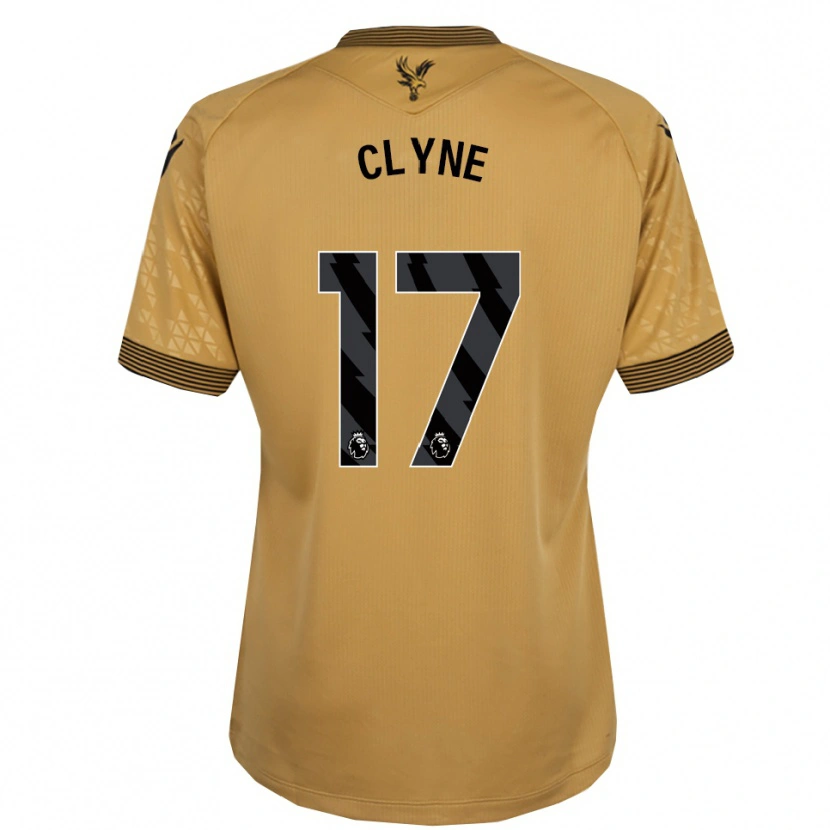 Danxen Homem Camisola Nathaniel Clyne #17 Dourado Preto Alternativa 2025/26 Camisa Brasil