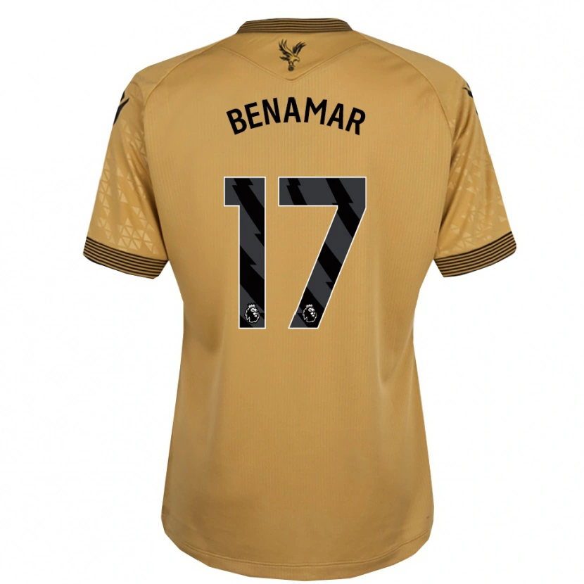 Danxen Homem Camisola Dean Benamar #17 Dourado Preto Alternativa 2025/26 Camisa Brasil