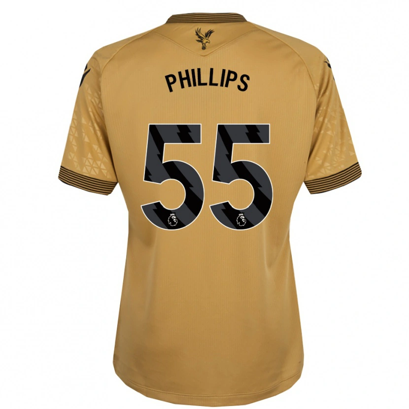 Danxen Homem Camisola Killian Phillips #55 Dourado Preto Alternativa 2025/26 Camisa Brasil
