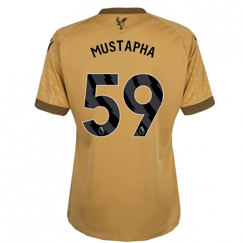 Danxen Homem Camisola Hindolo Mustapha #59 Dourado Preto Alternativa 2025/26 Camisa Brasil