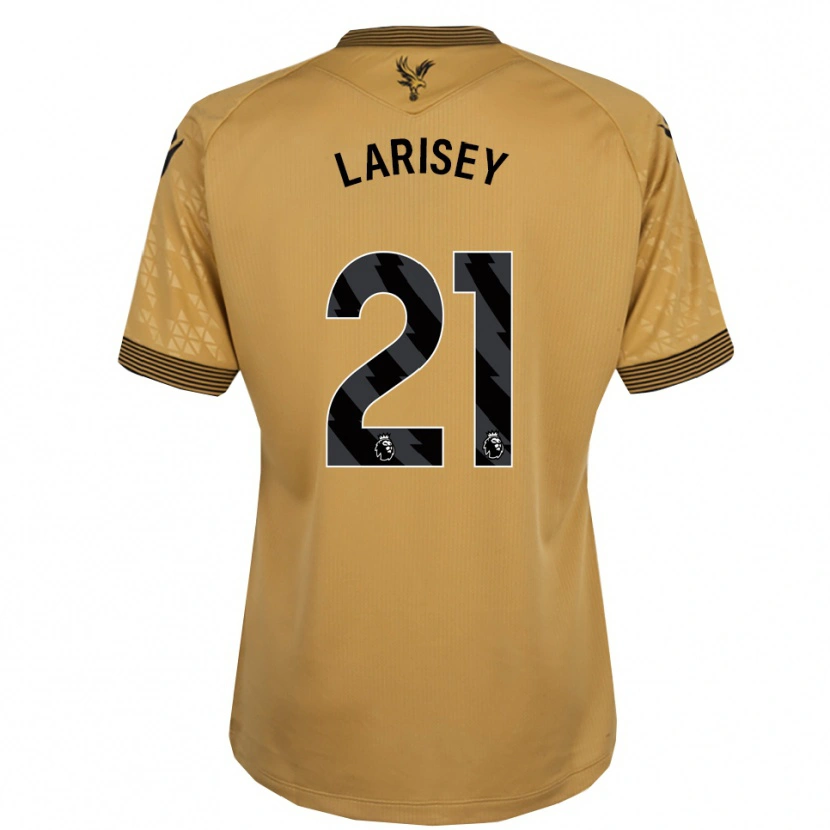 Danxen Homem Camisola Clarissa Larisey #21 Dourado Preto Alternativa 2025/26 Camisa Brasil