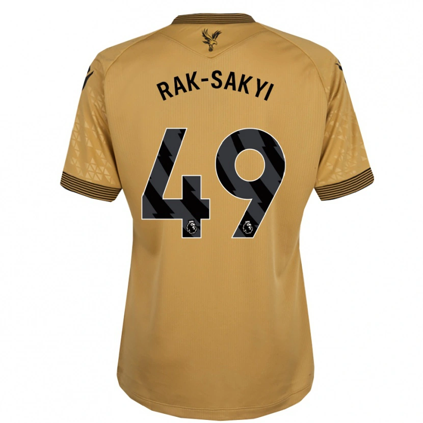 Danxen Homem Camisola Jesurun Rak-Sakyi #49 Dourado Preto Alternativa 2025/26 Camisa Brasil