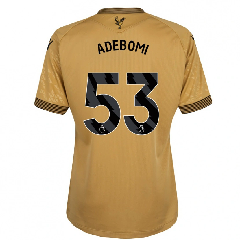 Danxen Homem Camisola Ademola Ola Adebomi #53 Dourado Preto Alternativa 2025/26 Camisa Brasil