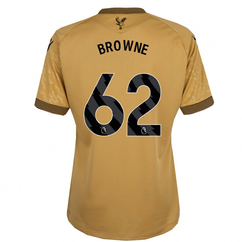 Danxen Homem Camisola Luke Browne #62 Dourado Preto Alternativa 2025/26 Camisa Brasil