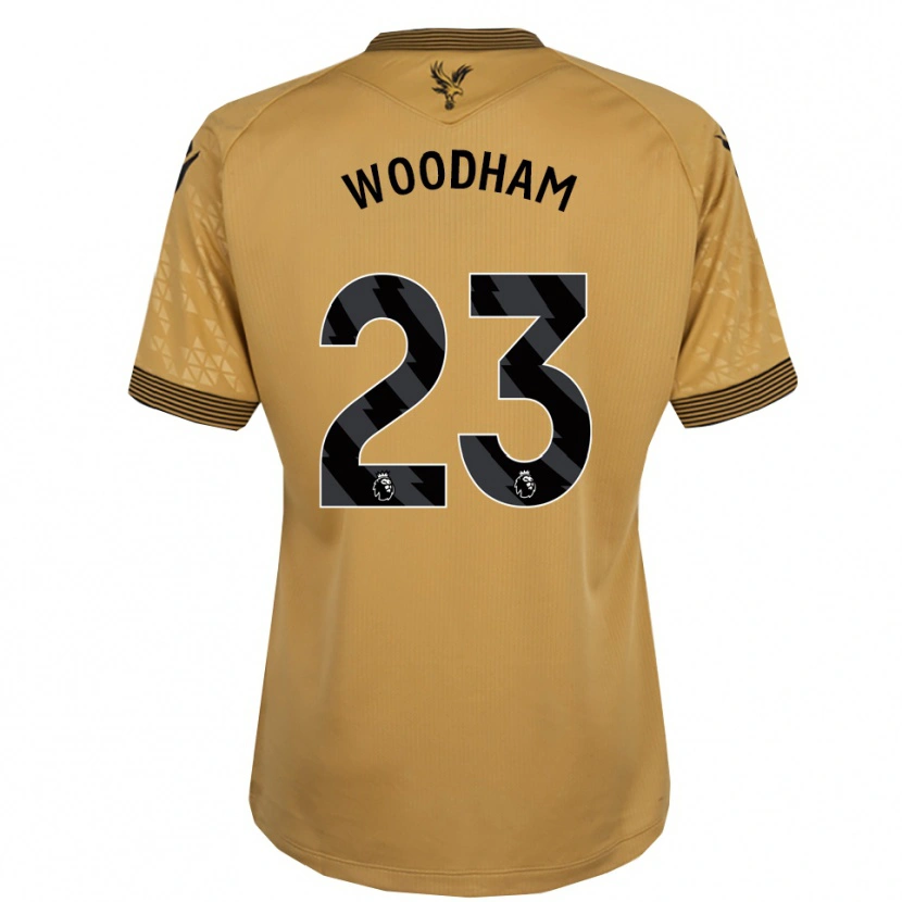Danxen Homem Camisola Lily Woodham #23 Dourado Preto Alternativa 2025/26 Camisa Brasil