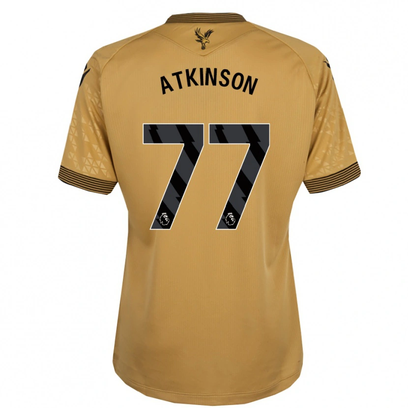 Danxen Homem Camisola Isibeal Atkinson #77 Dourado Preto Alternativa 2025/26 Camisa Brasil