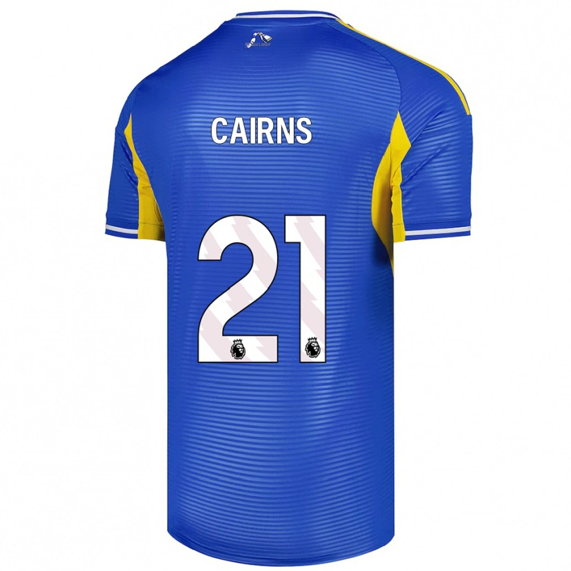 Danxen Homem Camisola Alex Cairns #21 Azul Amarelo Alternativa 2025/26 Camisa Brasil