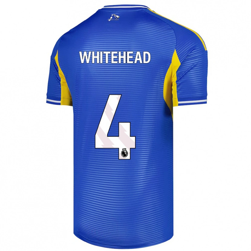 Danxen Homem Camisola Loui Whitehead #4 Azul Amarelo Alternativa 2025/26 Camisa Brasil