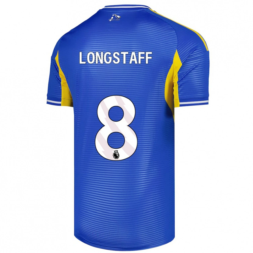 Danxen Homem Camisola Sean Longstaff #8 Azul Amarelo Alternativa 2025/26 Camisa Brasil