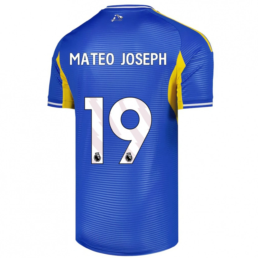 Danxen Homem Camisola Mateo Joseph #19 Azul Amarelo Alternativa 2025/26 Camisa Brasil