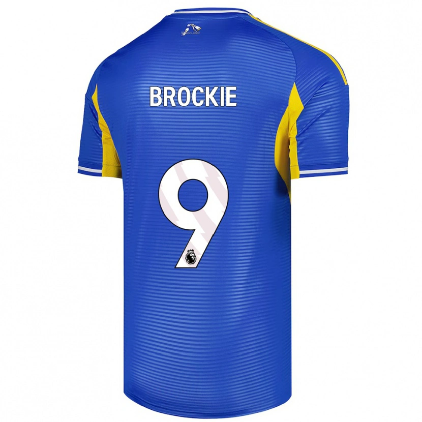 Danxen Homem Camisola Devon Brockie #9 Azul Amarelo Alternativa 2025/26 Camisa Brasil
