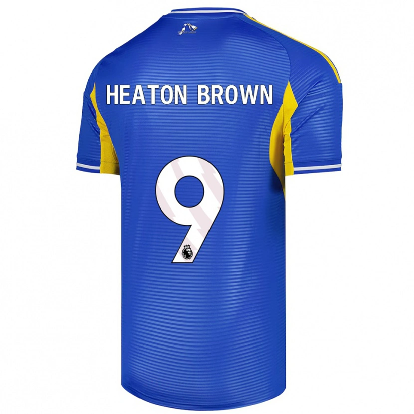 Danxen Homem Camisola Heaton Brown #9 Azul Amarelo Alternativa 2025/26 Camisa Brasil
