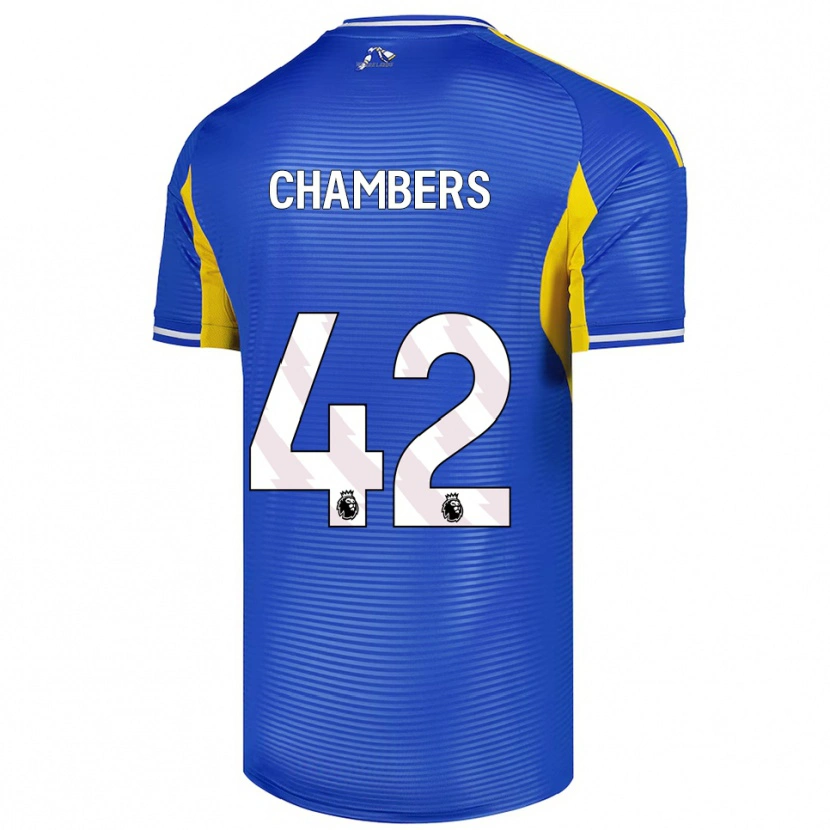 Danxen Homem Camisola Sam Chambers #42 Azul Amarelo Alternativa 2025/26 Camisa Brasil