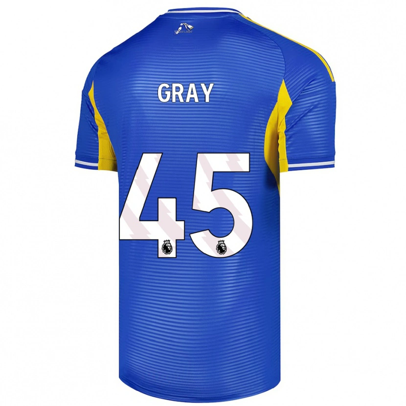 Danxen Homem Camisola Harry Gray #45 Azul Amarelo Alternativa 2025/26 Camisa Brasil