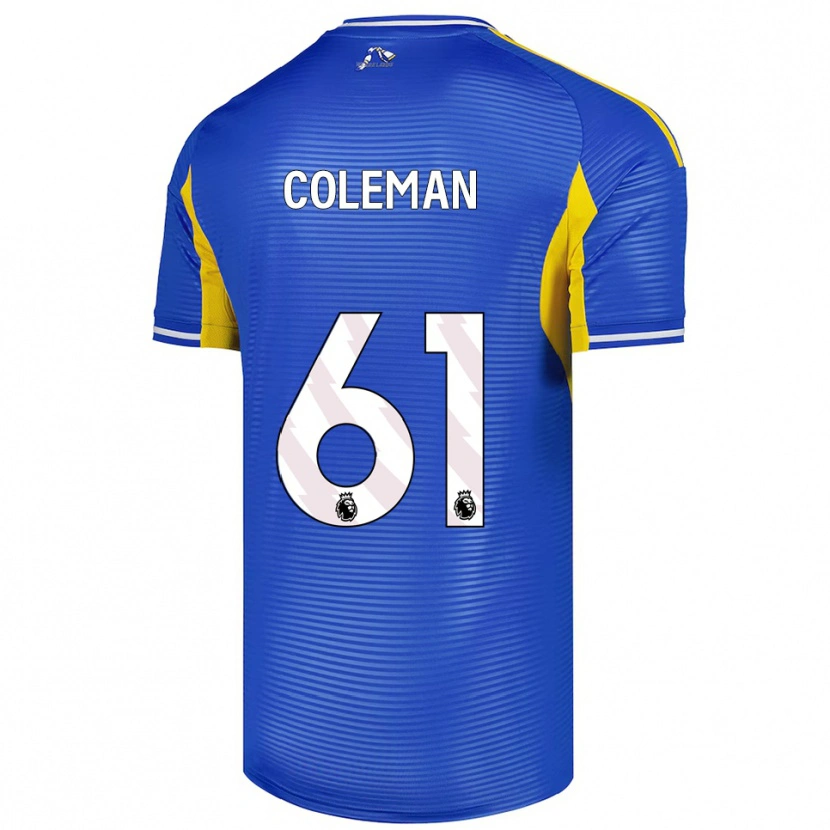 Danxen Homem Camisola Cian Coleman #61 Azul Amarelo Alternativa 2025/26 Camisa Brasil