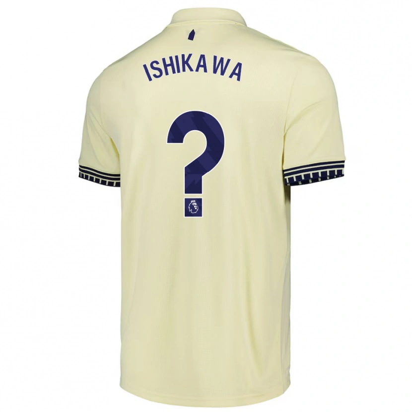 Danxen Homem Camisola Rion Ishikawa #0 Branco Sujo Preto Alternativa 2025/26 Camisa Brasil