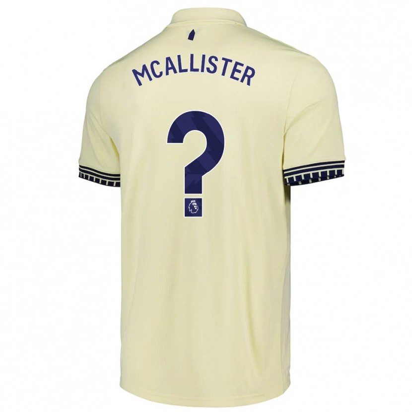 Danxen Homem Camisola Sean Mcallister #0 Branco Sujo Preto Alternativa 2025/26 Camisa Brasil