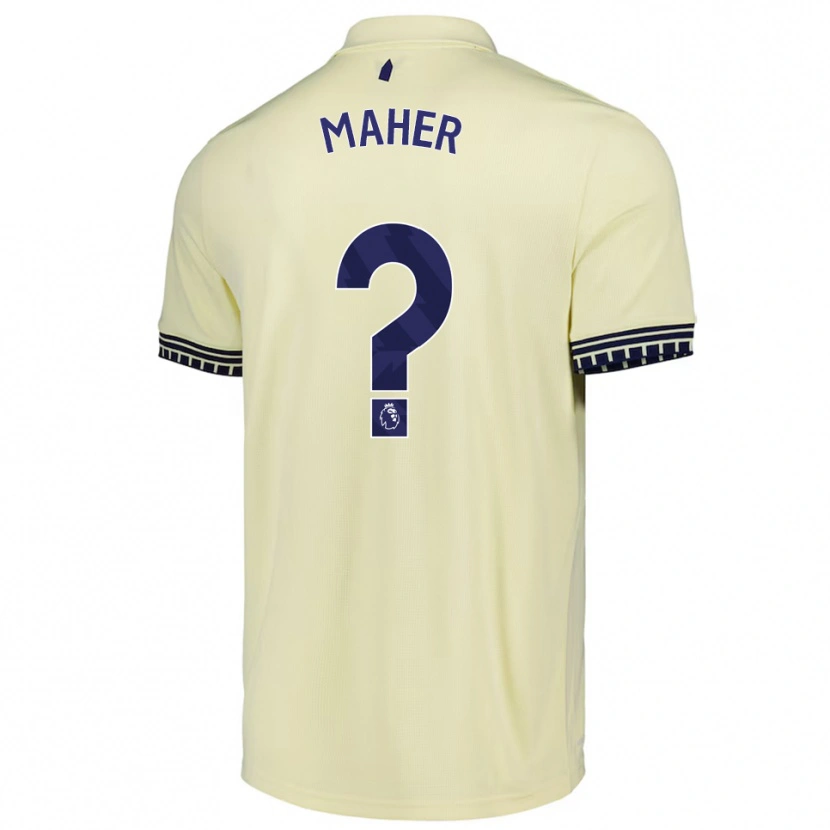 Danxen Homem Camisola Daniel Maher #0 Branco Sujo Preto Alternativa 2025/26 Camisa Brasil