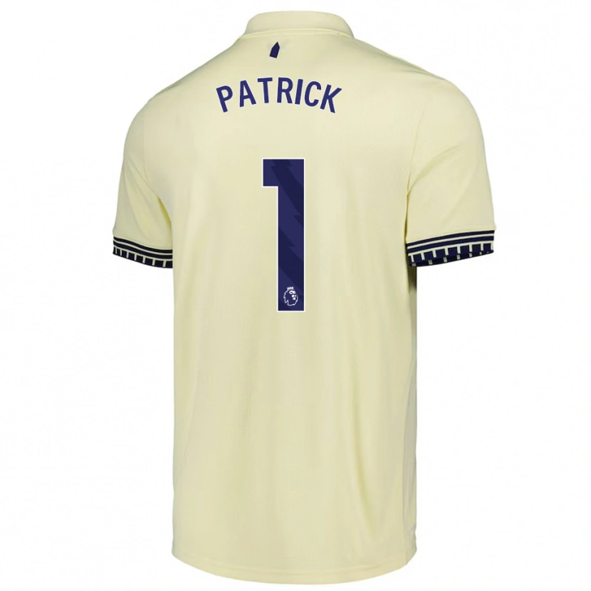 Danxen Homem Camisola Seve Patrick #1 Branco Sujo Preto Alternativa 2025/26 Camisa Brasil