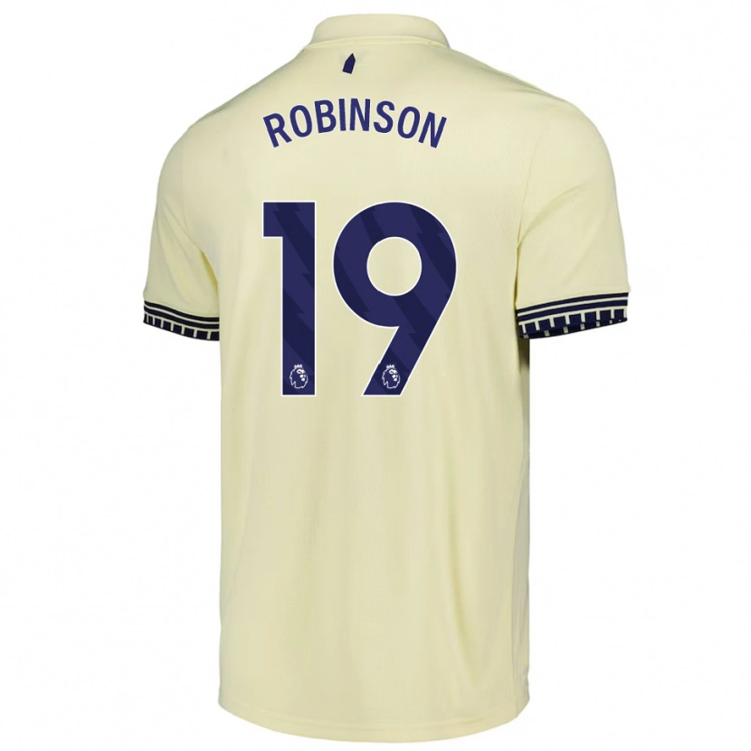 Danxen Homem Camisola Katie Robinson #19 Branco Sujo Preto Alternativa 2025/26 Camisa Brasil