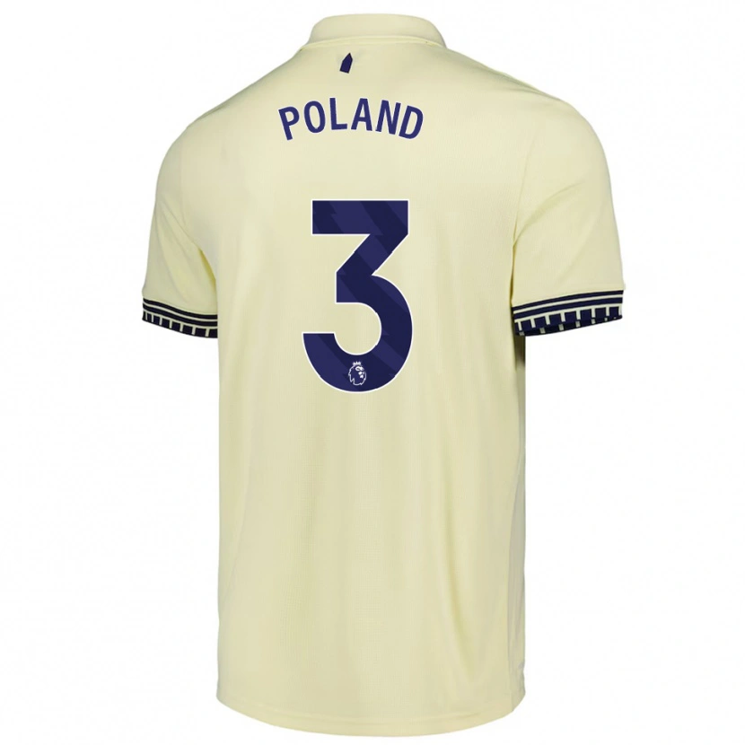 Danxen Homem Camisola Louis Poland #3 Branco Sujo Preto Alternativa 2025/26 Camisa Brasil