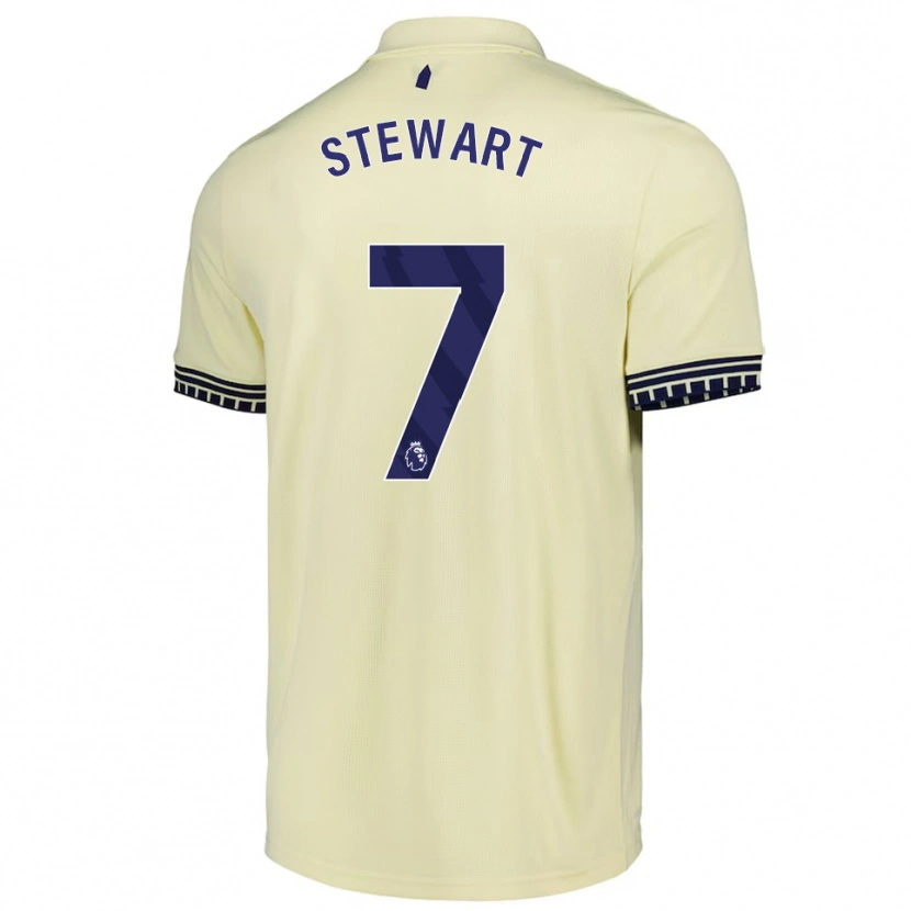 Danxen Homem Camisola Charlie Stewart #7 Branco Sujo Preto Alternativa 2025/26 Camisa Brasil