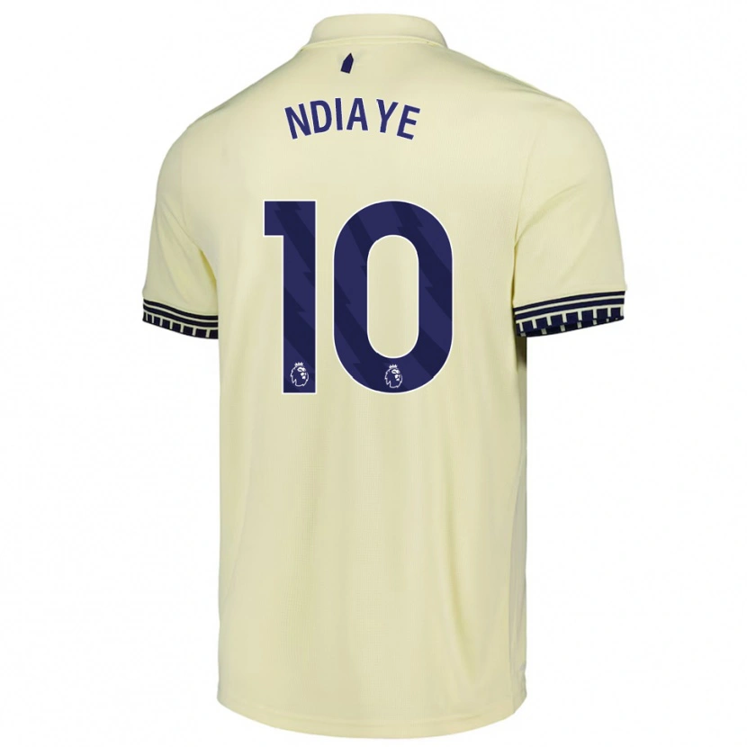 Danxen Homem Camisola Iliman Ndiaye #10 Branco Sujo Preto Alternativa 2025/26 Camisa Brasil