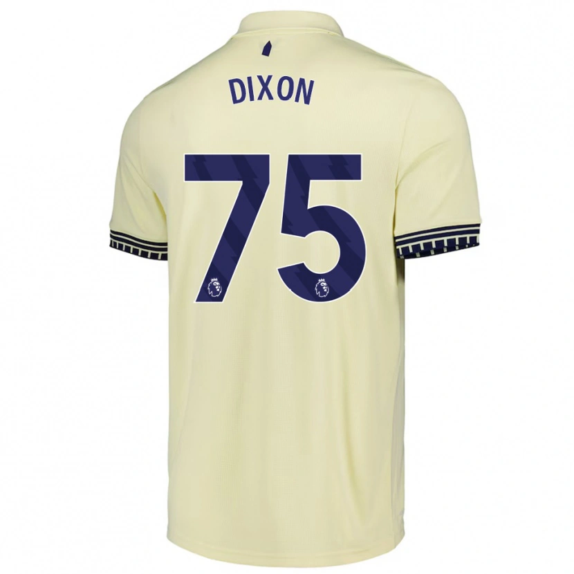 Danxen Homem Camisola Roman Dixon #75 Branco Sujo Preto Alternativa 2025/26 Camisa Brasil