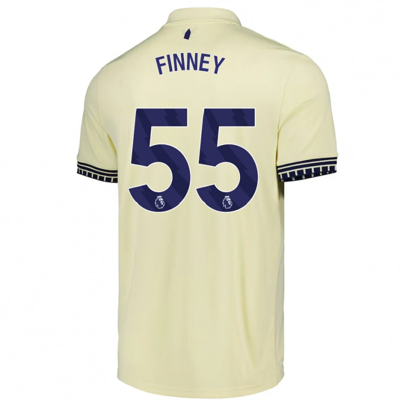 Danxen Homem Camisola George Finney #55 Branco Sujo Preto Alternativa 2025/26 Camisa Brasil