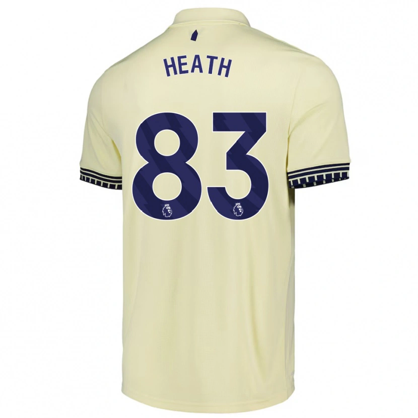 Danxen Homem Camisola Isaac Heath #83 Branco Sujo Preto Alternativa 2025/26 Camisa Brasil