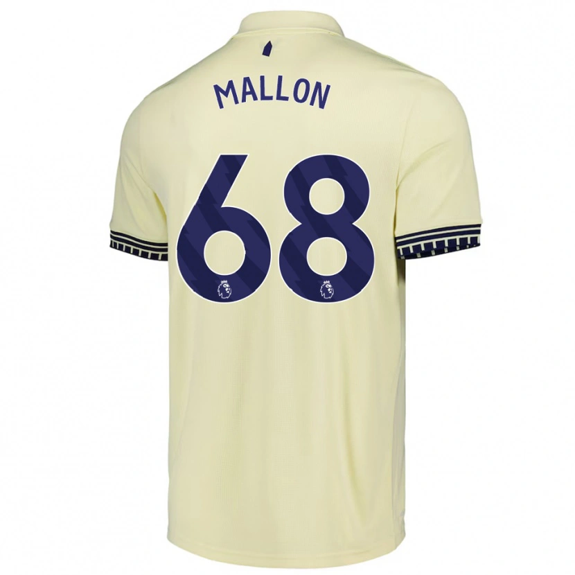 Danxen Homem Camisola Mathew Mallon #68 Branco Sujo Preto Alternativa 2025/26 Camisa Brasil