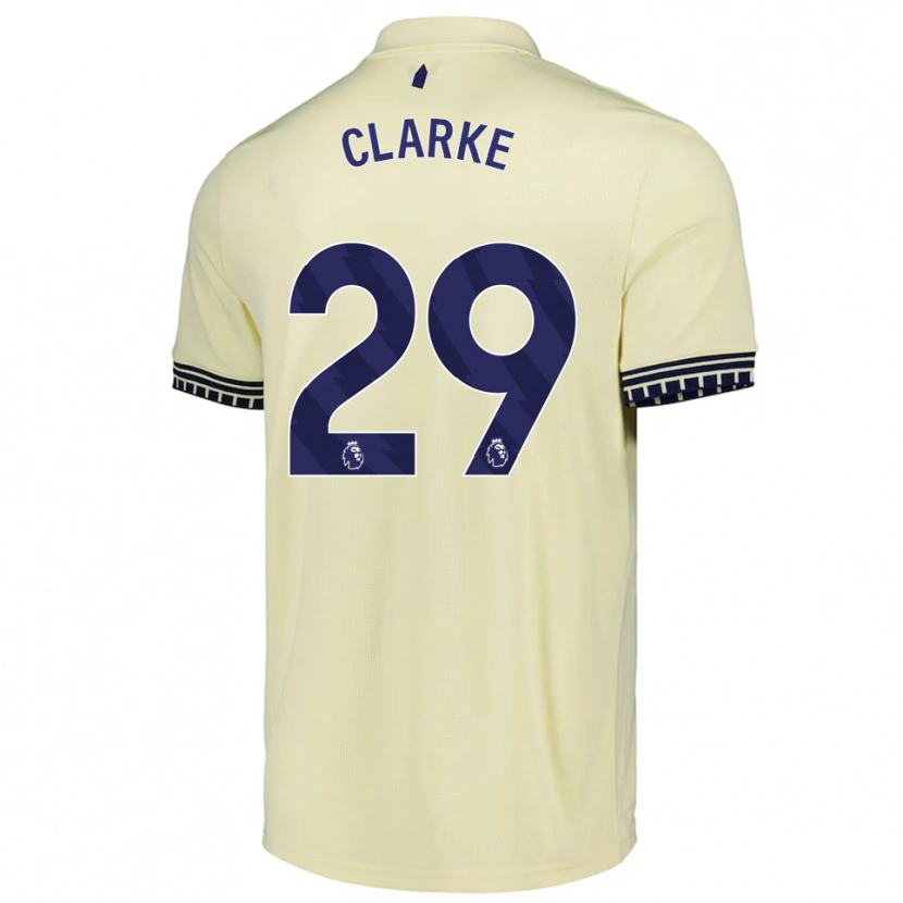 Danxen Homem Camisola Abbey Clarke #29 Branco Sujo Preto Alternativa 2025/26 Camisa Brasil