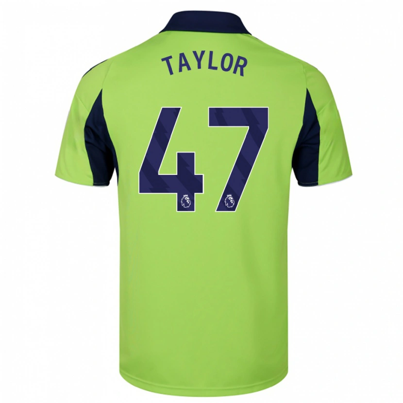 Danxen Homem Camisola Bo Taylor #47 Verde Marinho Branco Alternativa 2025/26 Camisa Brasil