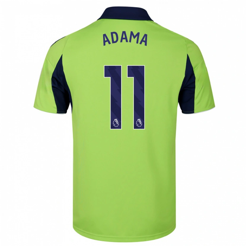 Danxen Homem Camisola Adama Traoré #11 Verde Marinho Branco Alternativa 2025/26 Camisa Brasil