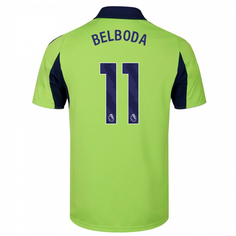 Danxen Homem Camisola Malachai Belboda #11 Verde Marinho Branco Alternativa 2025/26 Camisa Brasil