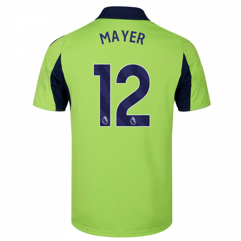 Danxen Homem Camisola Oliver Mayer #12 Verde Marinho Branco Alternativa 2025/26 Camisa Brasil