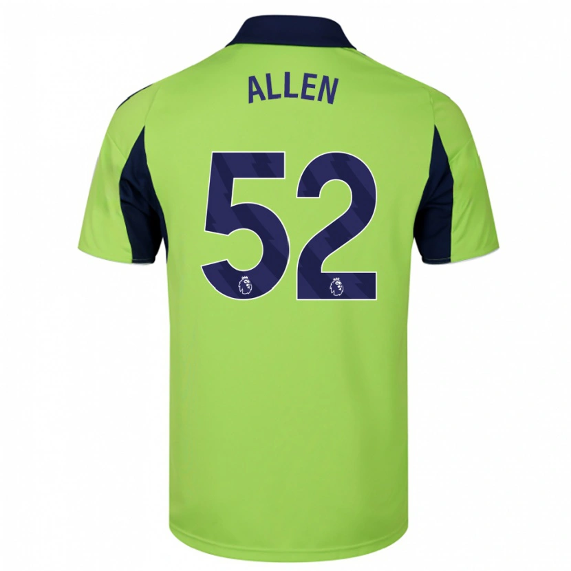Danxen Homem Camisola Michael Allen #52 Verde Marinho Branco Alternativa 2025/26 Camisa Brasil