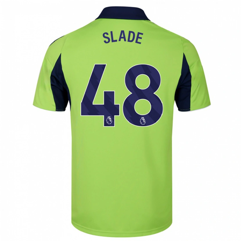 Danxen Homem Camisola Bradley Slade #48 Verde Marinho Branco Alternativa 2025/26 Camisa Brasil