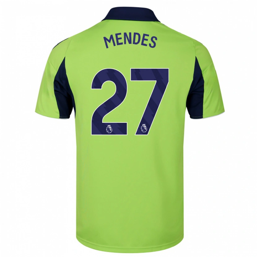Danxen Homem Camisola Megalie Mendes #27 Verde Marinho Branco Alternativa 2025/26 Camisa Brasil