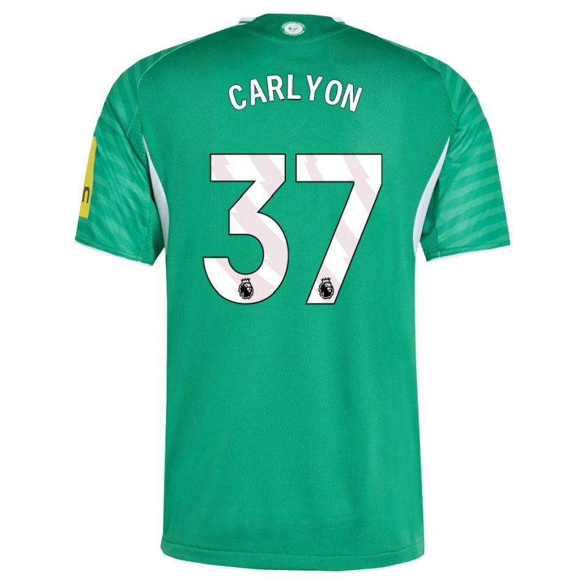 Danxen Homem Camisola Nathan Carlyon #37 Verde Branco Alternativa 2025/26 Camisa Brasil